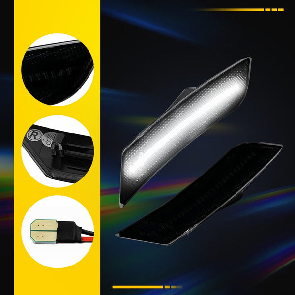 LED Side Marker Light for Chevrolet Blazer 2019-2021, White, Front Bumper