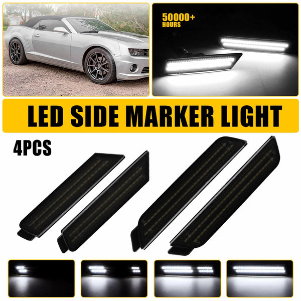 LED Side Marker Light for Chevrolet Camaro 2010-2015, Dynamic, Front & Rear