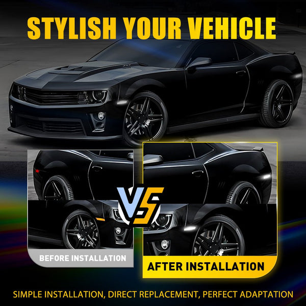 LED Side Marker Light for Chevrolet Camaro 2010-2015, Dynamic, Front & Rear