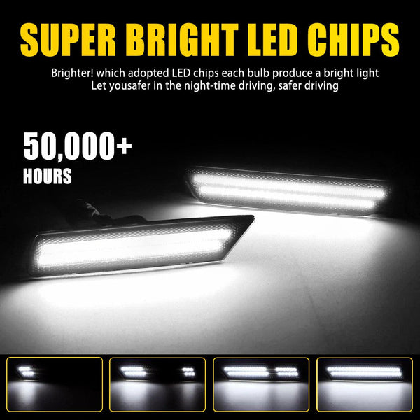 LED Side Marker Light for Chevrolet Camaro 2010-2015, Dynamic, Front & Rear