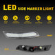 LED Side Marker Light for Chevrolet Camaro 2016-2022, Clear Lens, White, Front & Rear