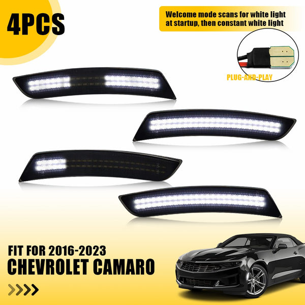 LED Side Marker Light for Chevrolet Camaro 2016-2023, Dynamic, Front & Rear