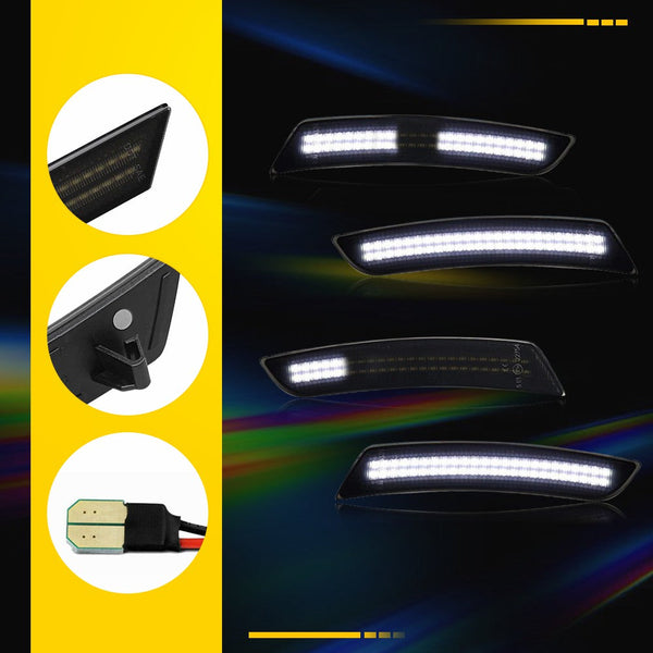 LED Side Marker Light for Chevrolet Camaro 2016-2023, Dynamic, Front & Rear