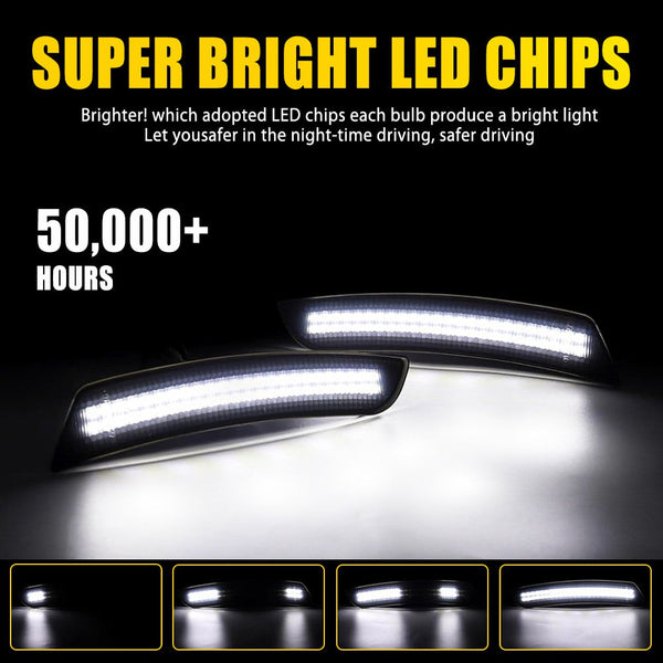 LED Side Marker Light for Chevrolet Camaro 2016-2023, Dynamic, Front & Rear