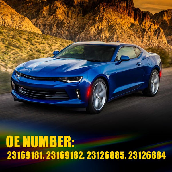 LED Side Marker Light for Chevrolet Camaro 2016-2023, Red, Front & Rear