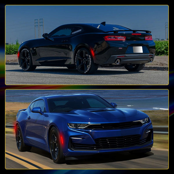 LED Side Marker Light for Chevrolet Camaro 2016-2023, Red, Front & Rear