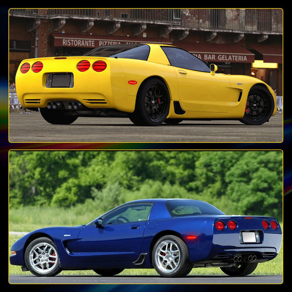 LED Side Marker Light for Chevrolet Corvette C5 1997-2004, Red Lens