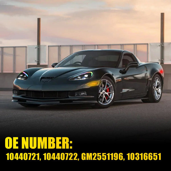 LED Side Marker Light for Chevrolet Corvette C6 2005-2013, Amber/Red