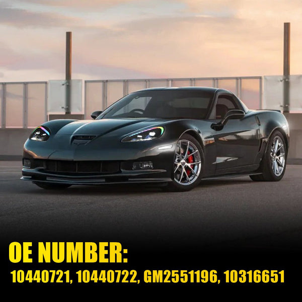 LED Side Marker Light for Chevrolet Corvette C6 2005-2013, Smoked Lens