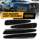 LED Side Marker Light for Chevrolet Corvette C6 2005-2013, Smoked Lens, Front & Rear