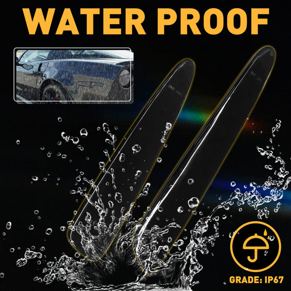 LED Side Marker Light for Chevrolet Corvette C6 2005-2013, Smoked Lens, Front & Rear