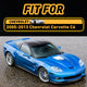 LED Side Marker Light for Chevrolet Corvette C6 2005-2013, Smoked Lens, Front & Rear