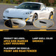 LED Side Marker Light for Chevrolet Corvette C6 2005-2013, Smoked Lens, Front & Rear