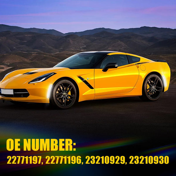 LED Side Marker Light for Chevrolet Corvette C7 2014-2019, Smoked Lens, White LED, Front & Rear