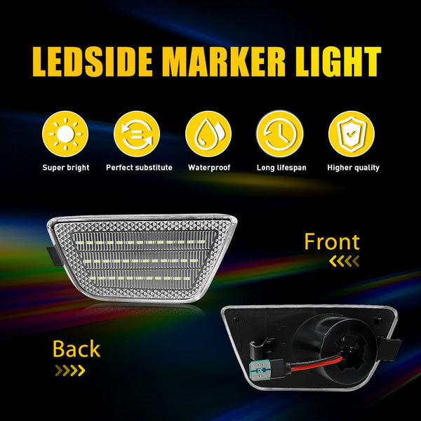 LED Side Marker Light for Chevrolet Cruze 2011-2015, Front Right (Passenger)