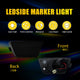 LED Side Marker Light for Chevrolet Cruze 2011-2015 Limited/Eco/LS/LT/LTZ, Smoked Lens