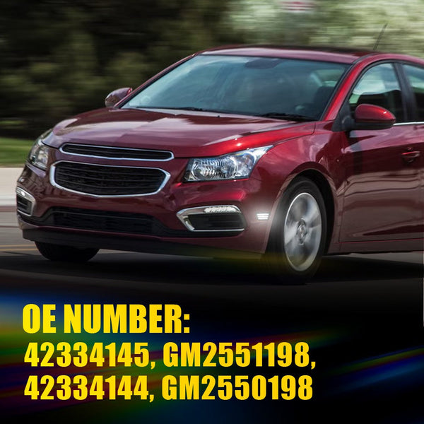 LED Side Marker Light for Chevrolet Cruze 2011-2015 Limited/Eco/LS/LT/LTZ, Smoked Lens