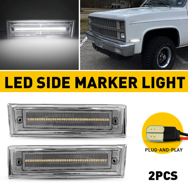 LED Side Marker Light for Chevy Blazer/Suburban C/K/R/V 10/20/30 Pickup 1981-1991