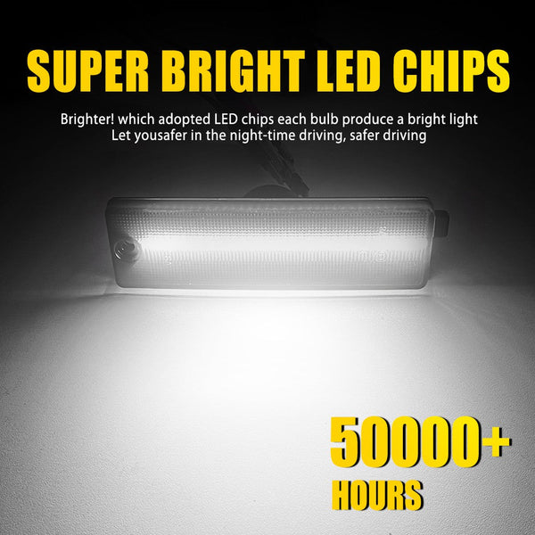 LED Side Marker Light for Chevy Camaro 1993-2002, White, Rear