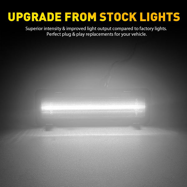 LED Side Marker Light for Chevy Camaro/Pontiac Firebird 1982-1992, Smoked Lens, Front