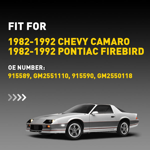 LED Side Marker Light for Chevy Camaro/Pontiac Firebird 1982-1992, Smoked Lens, Front