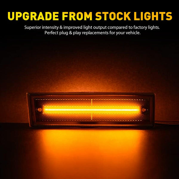 LED Side Marker Light for Chevy K5 Blazer/Suburban & GMC Jimmy 1981-1991, Front