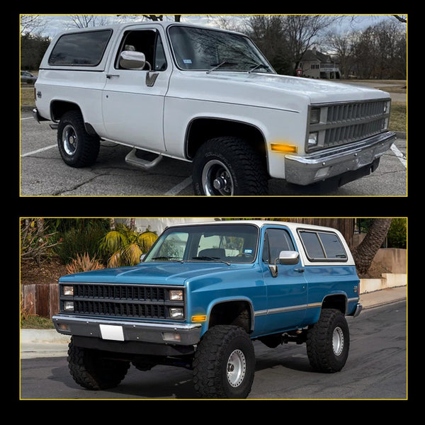 LED Side Marker Light for Chevy K5 Blazer/Suburban & GMC Jimmy 1981-1991, Front