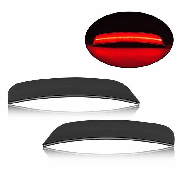 LED Side Marker Light for Chrysler 300 2015-2023, Smoked Lens, Rear L&R