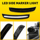 LED Side Marker Light for Chrysler 300 2015-2023, White, Front, Smoked Lens