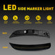 LED Side Marker Light for Chrysler 300 2015-2023, White, Rear, Smoked Lens