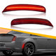 LED Side Marker Light for Chrysler 300 2015-2025, Red Lens, Rear Bumper, L&R