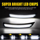 LED Side Marker Light for Chrysler 300/300C/300S 2015-2023, Front & Rear