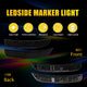 LED Side Marker Light for Chrysler 300/300C/300S 2015-2023, Front & Rear