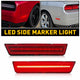 LED Side Marker Light for Dodge Challenger 2008-2014, Red, Rear