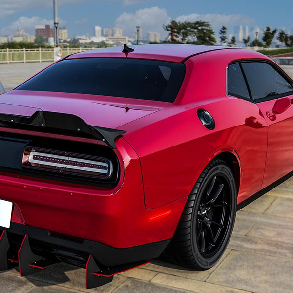 LED Side Marker Light for Dodge Challenger 2008-2014, Red, Rear