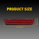 LED Side Marker Light for Dodge Challenger 2008-2014, Red, Rear