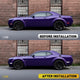 LED Side Marker Light for Dodge Challenger 2015-2022, Clear Lens, Front Bumper
