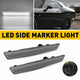 LED Side Marker Light for Dodge Challenger 2015-2022, Smoked Lens, Rear Bumper