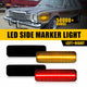 LED Side Marker Light for Dodge Charger 1972-1974 & 1984-1987, Smoked Lens, Front & Rear