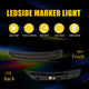 LED Side Marker Light for Dodge Charger 2015-2022, Dynamic, Front & Rear