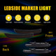 LED Side Marker Light for Dodge Charger 2015-2022, Pink/Purple, Front & Rear