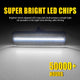 LED Side Marker Light for Dodge D100/D150/D250, Smoked Lens, White, Front Fender