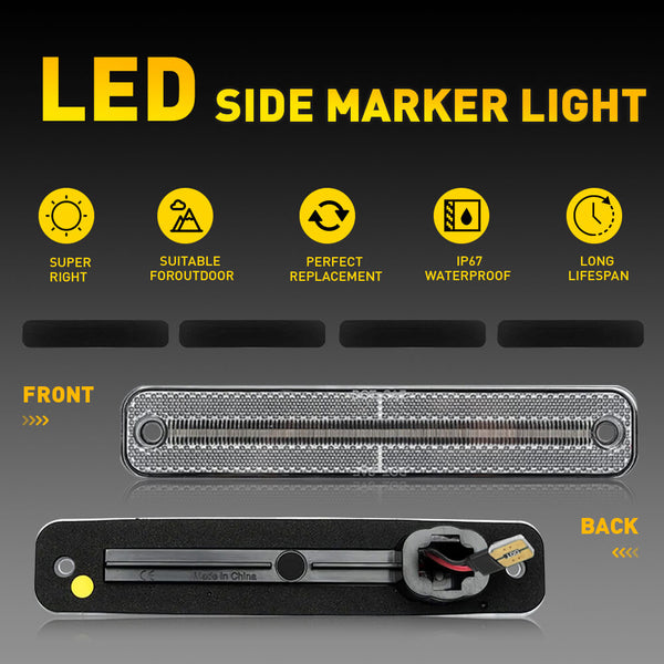 LED Side Marker Light for Ford Bronco & F-Series (F-100, F-150, F-250, F-350) & E-Series Econoline Van