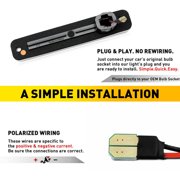 LED Side Marker Light for Ford Bronco & F-Series (F-100, F-150, F-250, F-350) & E-Series Econoline Van