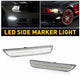 LED Side Marker Light for Ford Mustang 2010-2014, Clear Lens, Front L&R