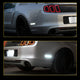 LED Side Marker Light for Ford Mustang 2010-2014, Clear Lens, White, Rear