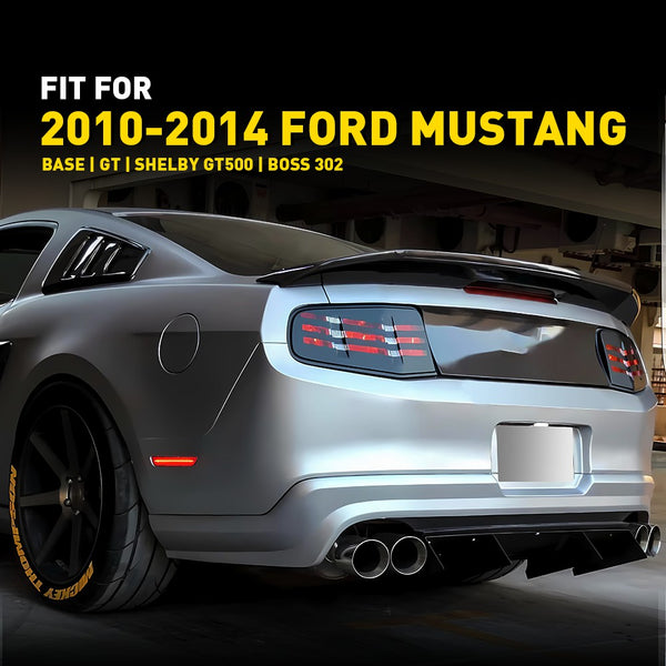 LED Side Marker Light for Ford Mustang 2010-2014, Red, Rear Bumper