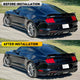 LED Side Marker Light for Ford Mustang 2015-2022, Red Lens, Rear L&R