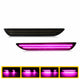LED Side Marker Light for Ford Mustang 2015-2023, Dynamic Turn Signal, Purple, Bumper