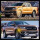 LED Side Marker Light for Ford Ranger 2019-2022, Smoked Lens, Amber, Front Bumper